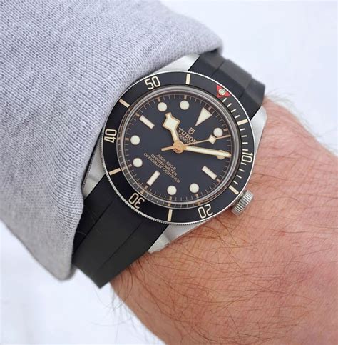 rubber strap for tudor black bay 58|tudor black bay replacement strap.